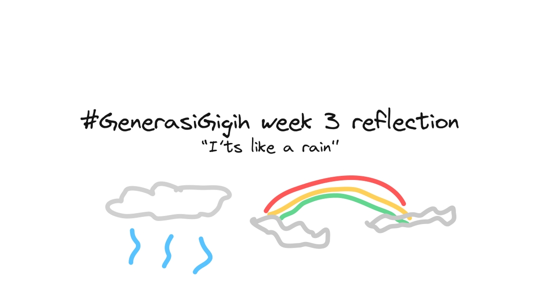 #GenerasiGigih Week 3 Reflection: Halfway Through
